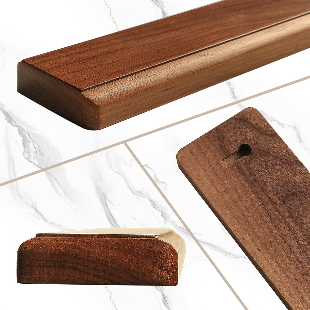 Messenblok magneetstrip van Acacia hout