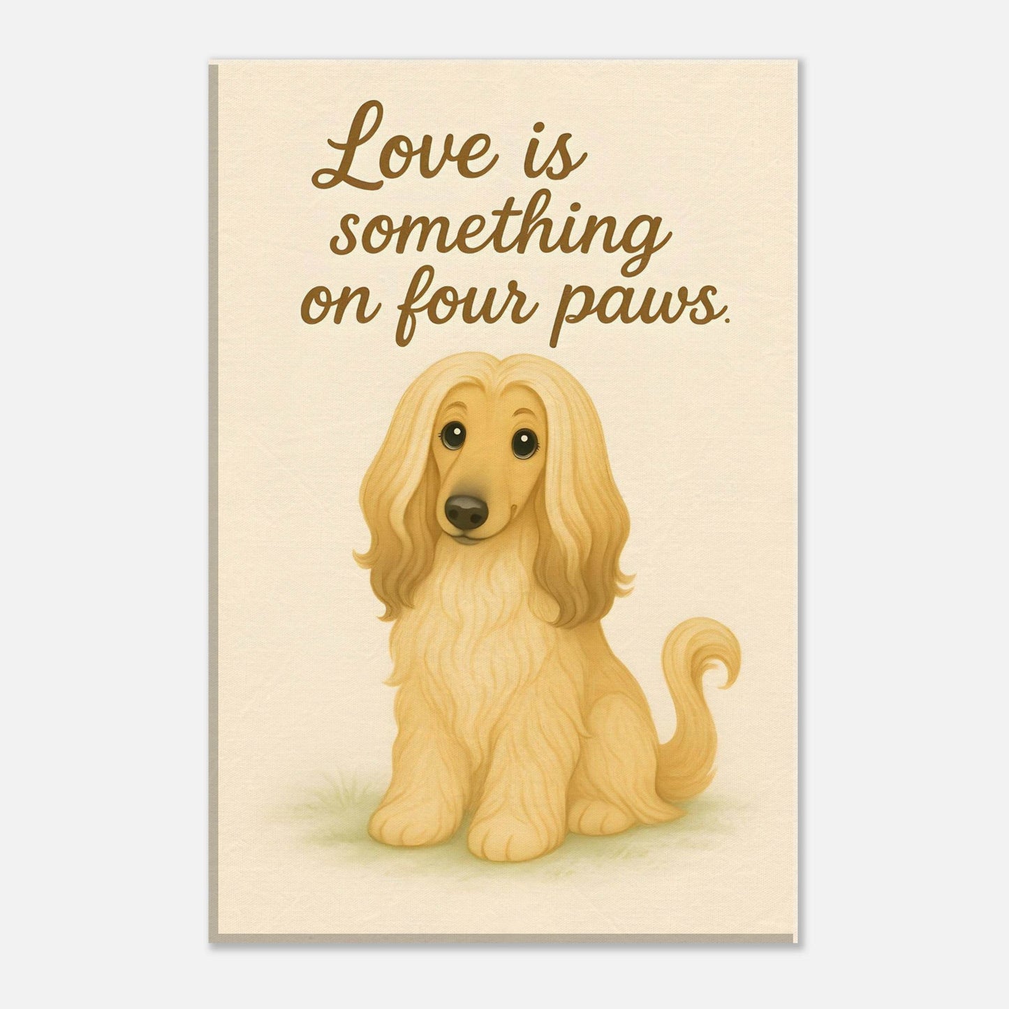 Liefde is een beestje op vier poten | Canvas voor Honden liefhebbers - Ralphies.