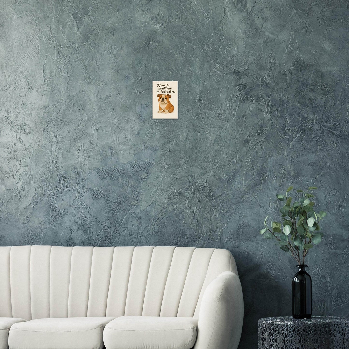 Liefde is een beestje op vier poten | Canvas voor Honden liefhebbers - Ralphies.