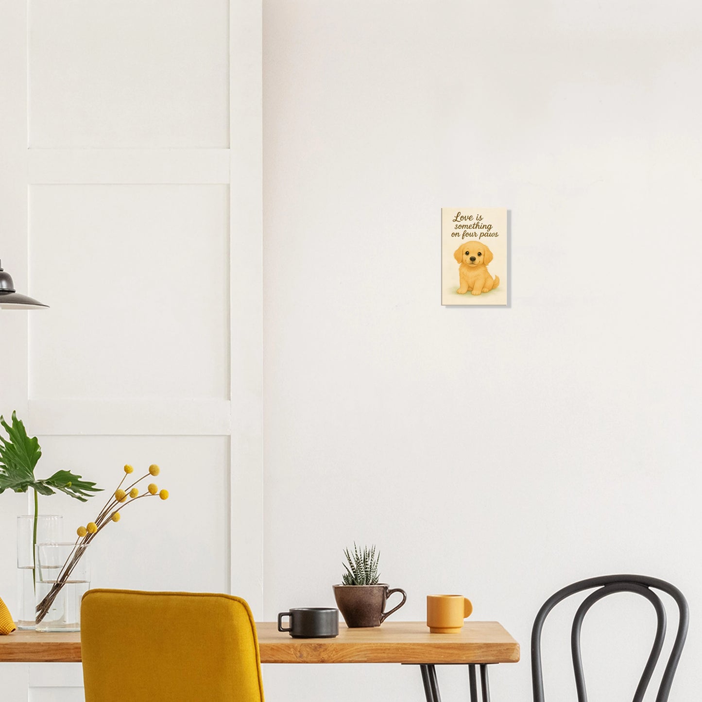 Liefde is een beestje op vier poten | Canvas voor Honden liefhebbers