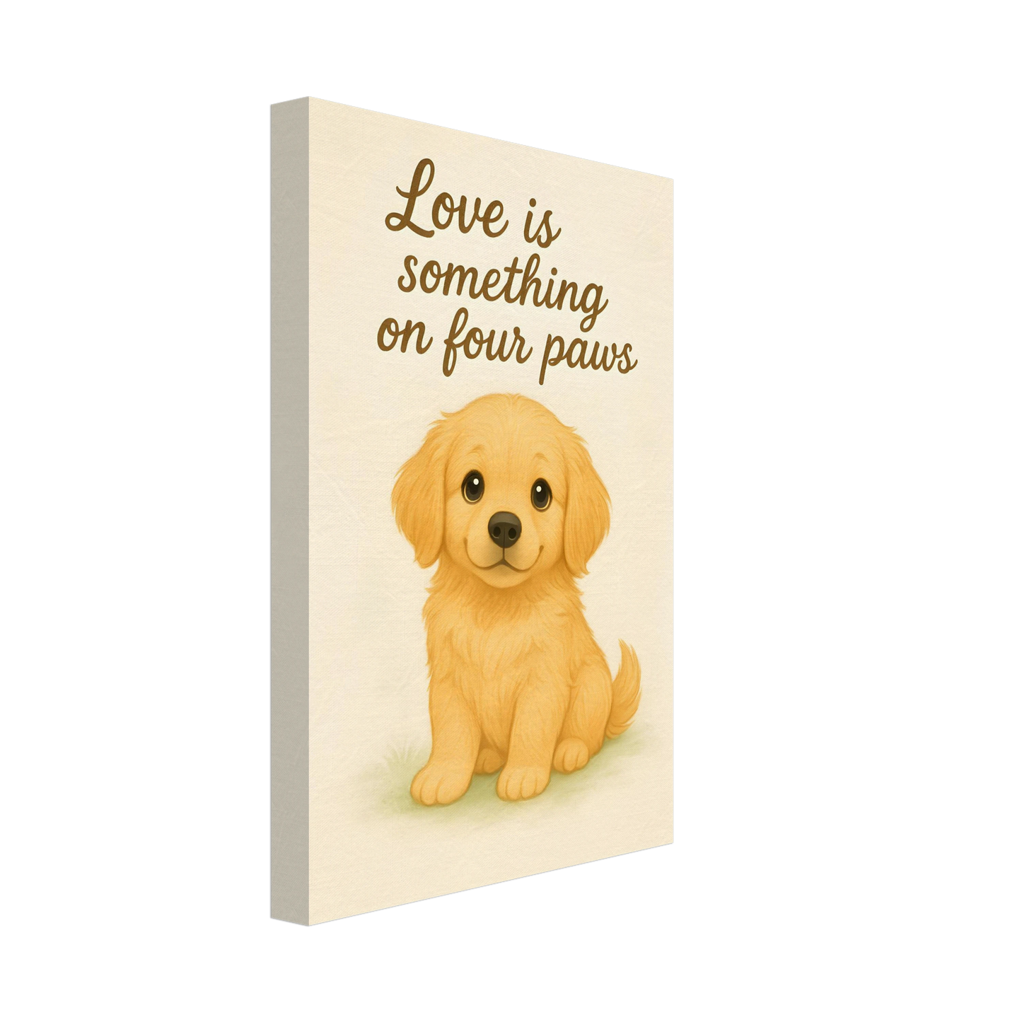 Liefde is een beestje op vier poten | Canvas voor Honden liefhebbers