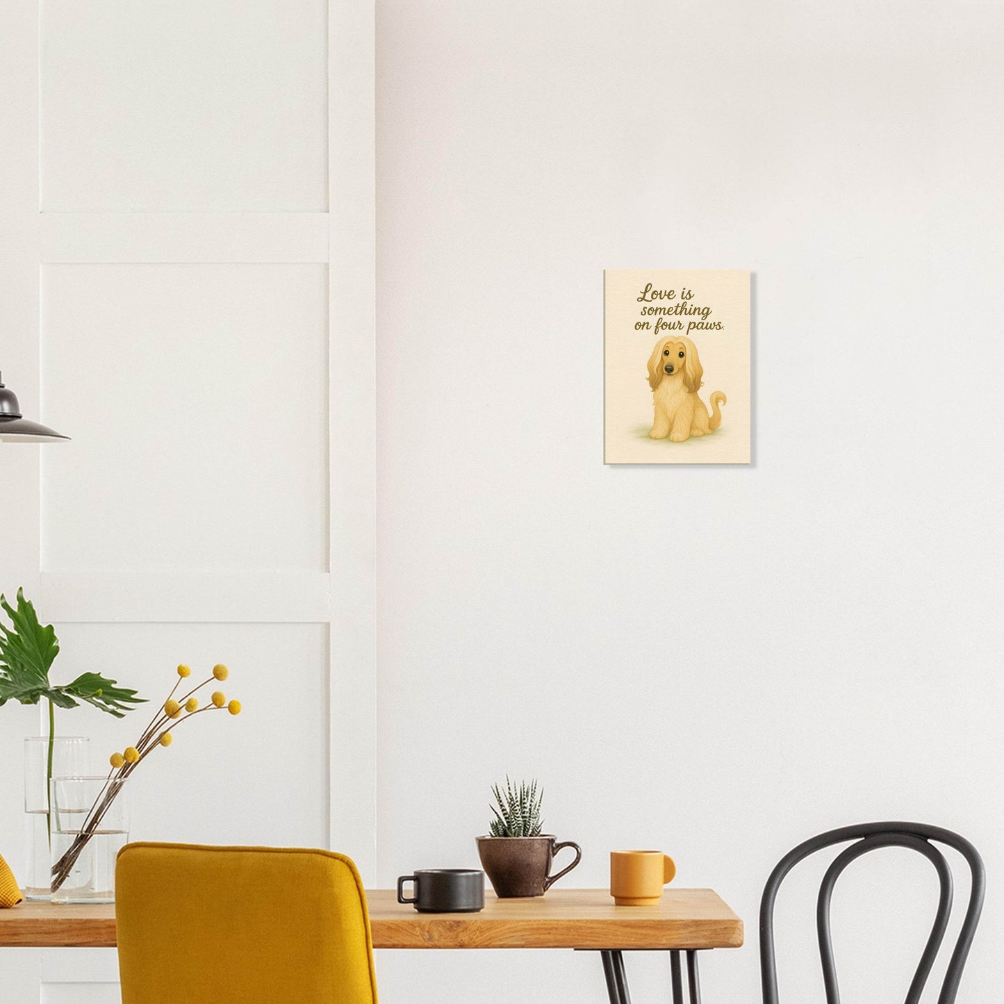Liefde is een beestje op vier poten | Canvas voor Honden liefhebbers