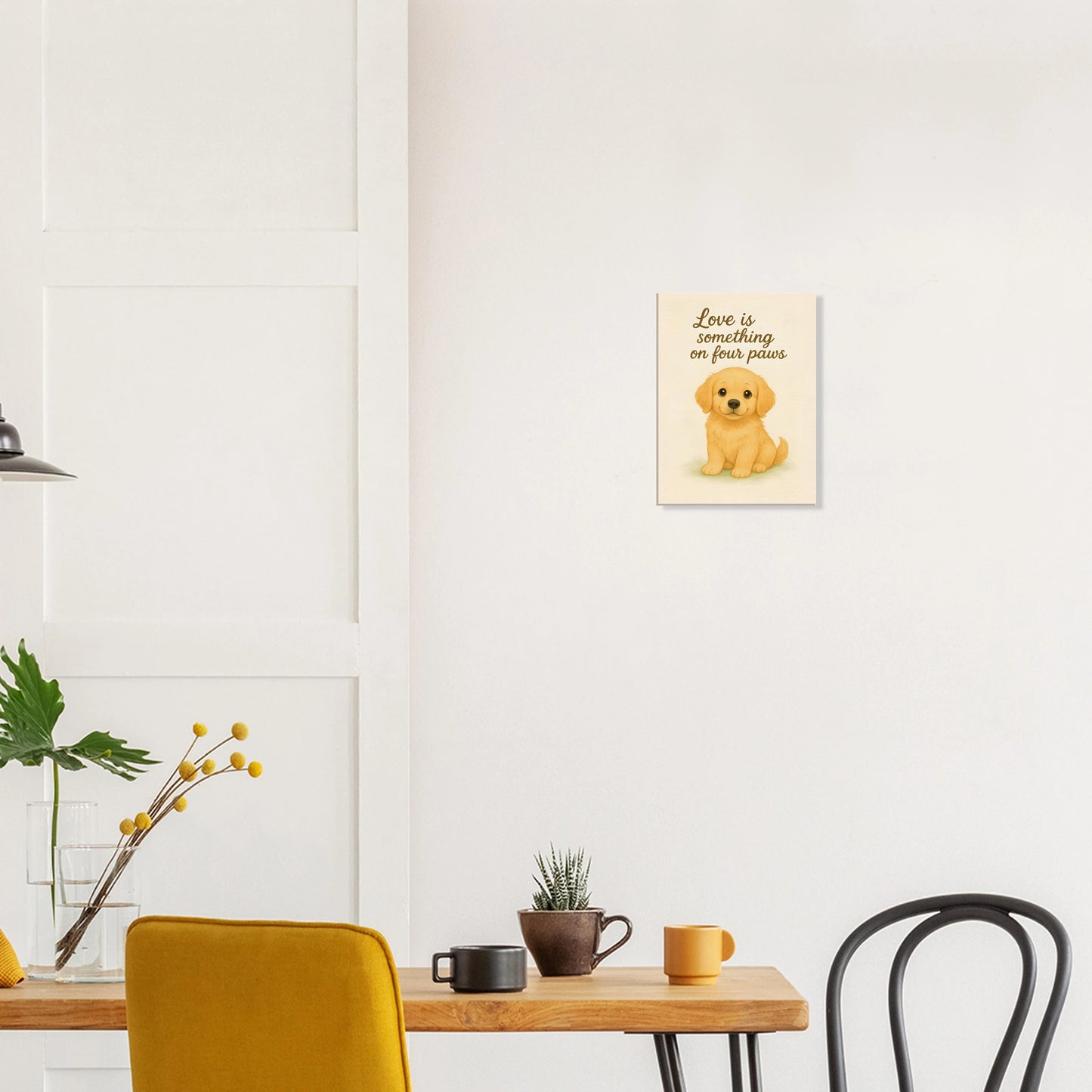 Liefde is een beestje op vier poten | Canvas voor Honden liefhebbers