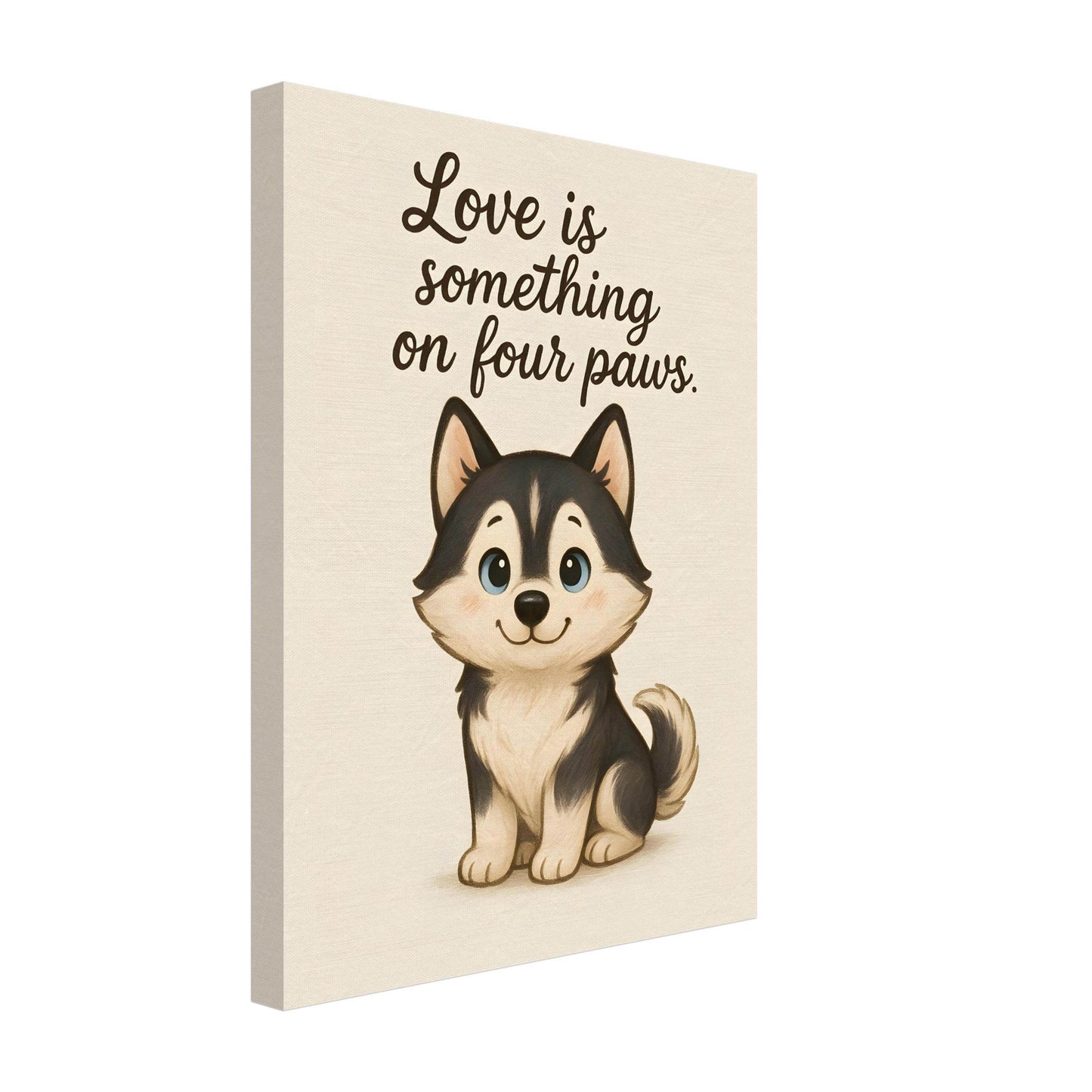 Liefde is een beestje op vier poten | Canvas voor Honden liefhebbers - Ralphies.