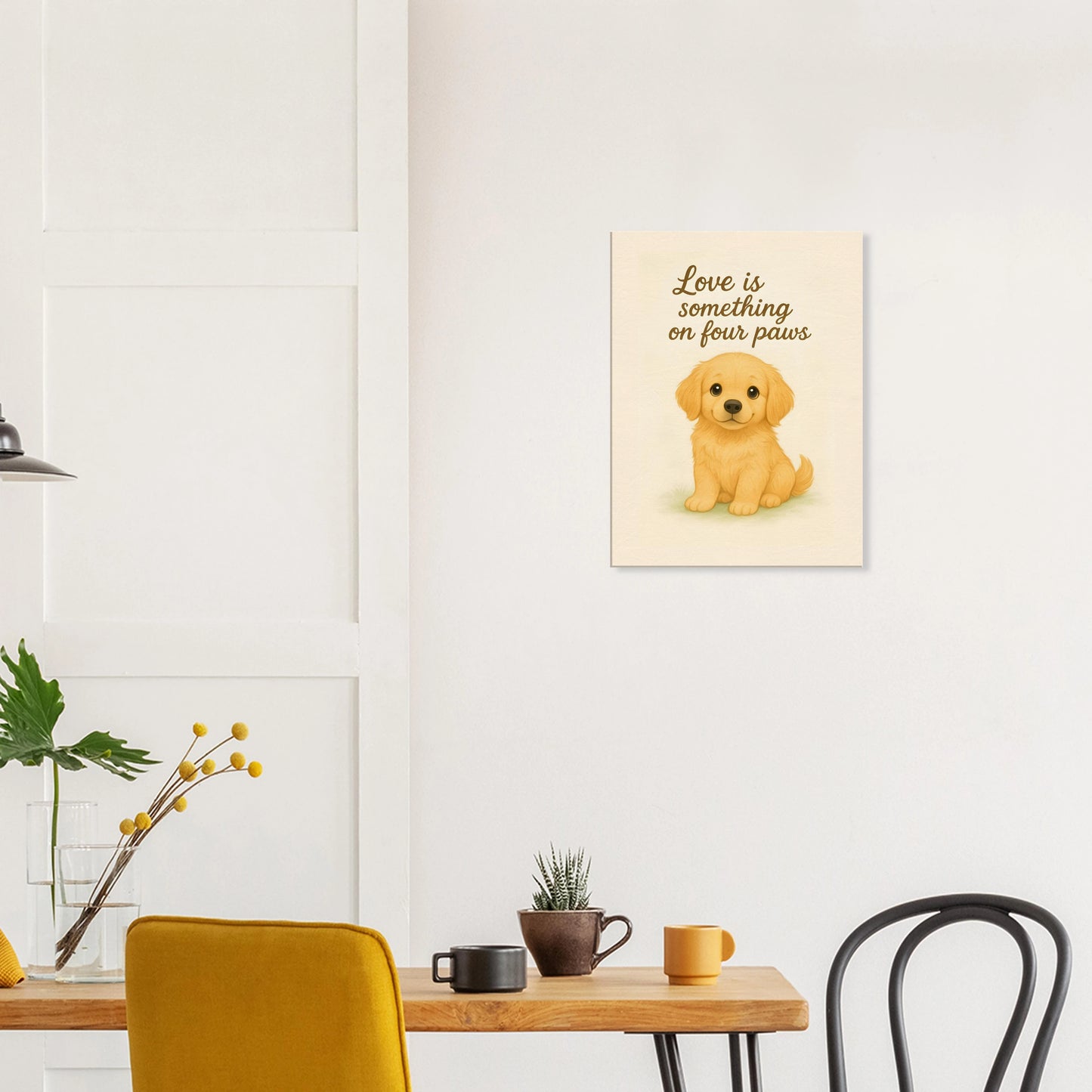 Liefde is een beestje op vier poten | Canvas voor Honden liefhebbers