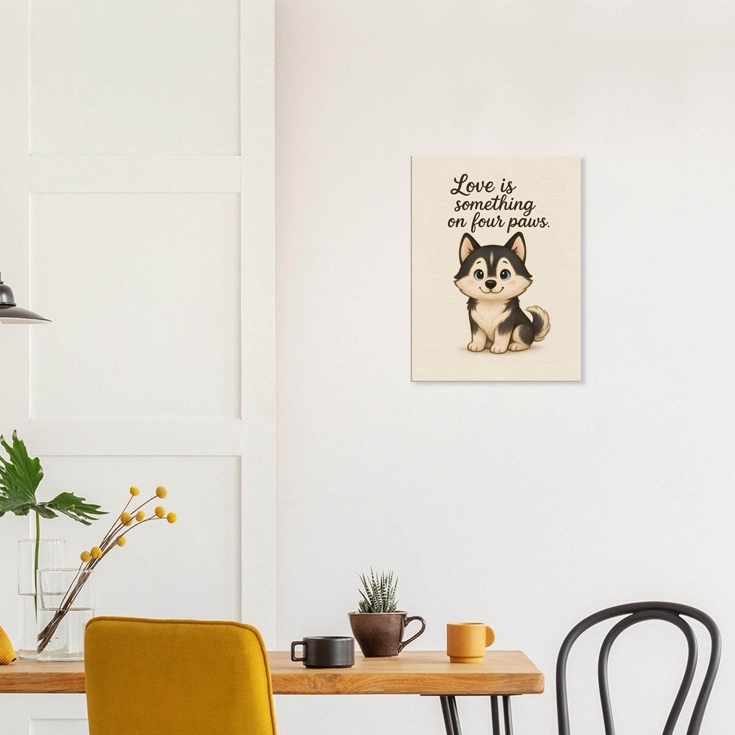 Liefde is een beestje op vier poten | Canvas voor Honden liefhebbers
