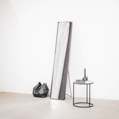 Passpiegel - Metaal - Zwart - 30x4x150cm