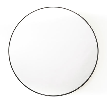 Spiegel - Rond - Metaal - Zwart - Ø50cm