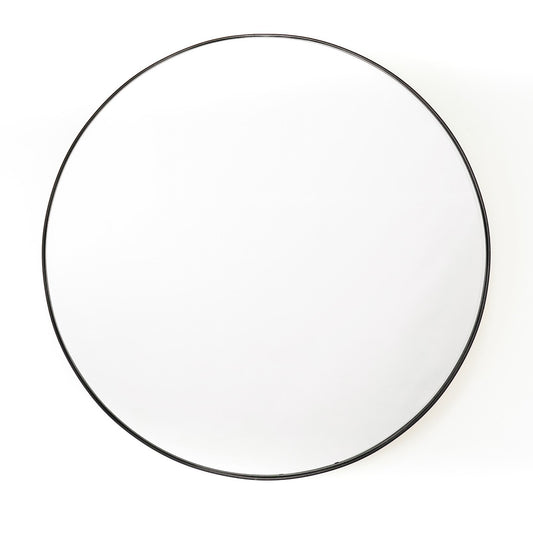 Spiegel - Rond - Metaal - Zwart - Ø50cm