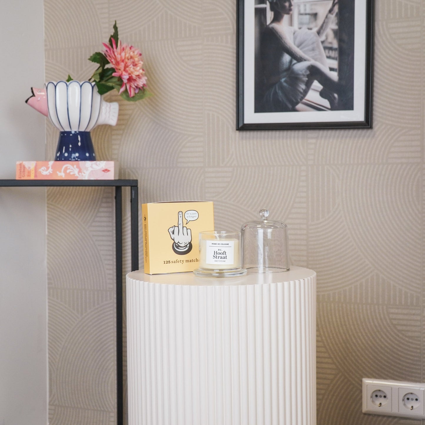 Geurkaars - Glazen Stolp PC Hooftstraat Amsterdam - 100gram