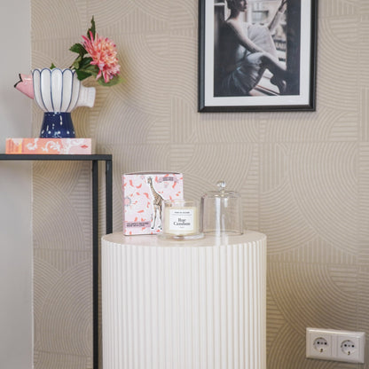 Geurkaars -Glazen Stolp Rue Cambon Parijs - 100gram