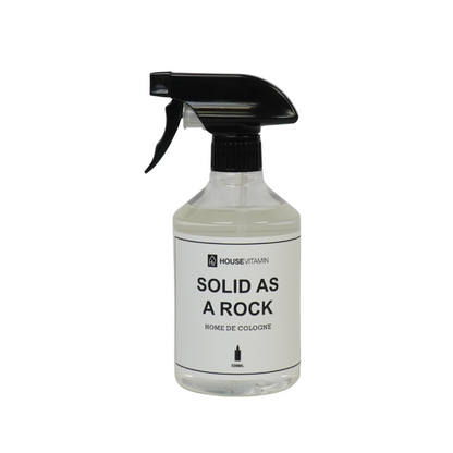 Roomspray - Solid as a Rock - Bergamotgeur- 500 ml