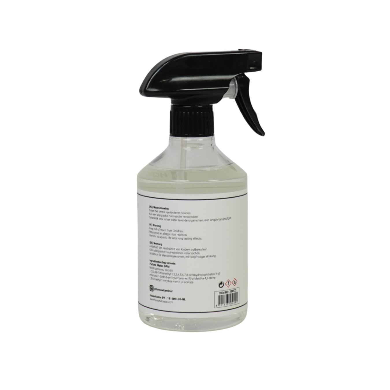 Roomspray - Solid as a Rock - Bergamotgeur- 500 ml