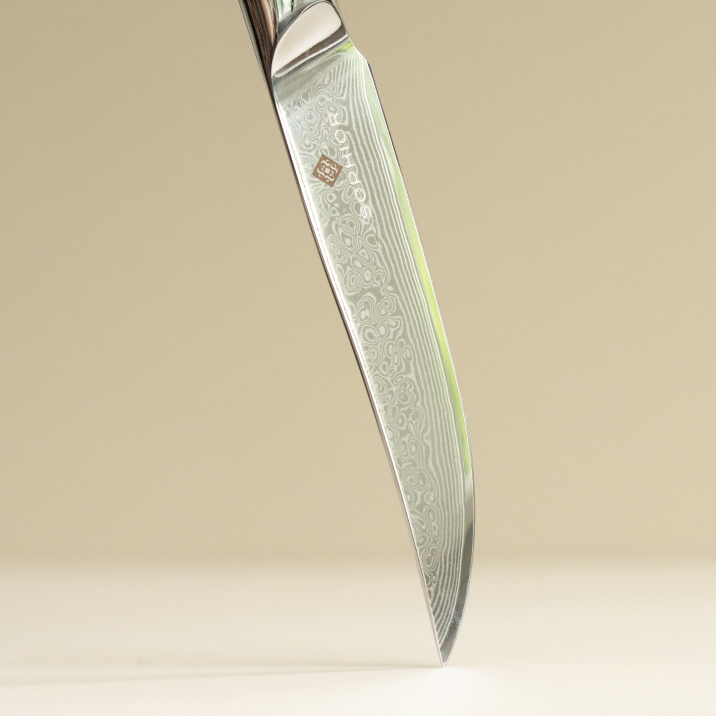 SOPHIOR Steakmessen - Damaststaal - Set 4 stuks