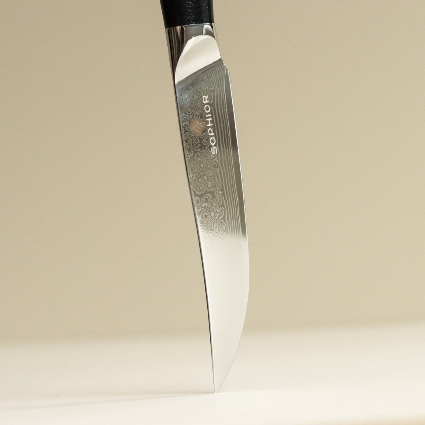 SOPHIOR Steakmessen - Damaststaal - Set 4 stuks