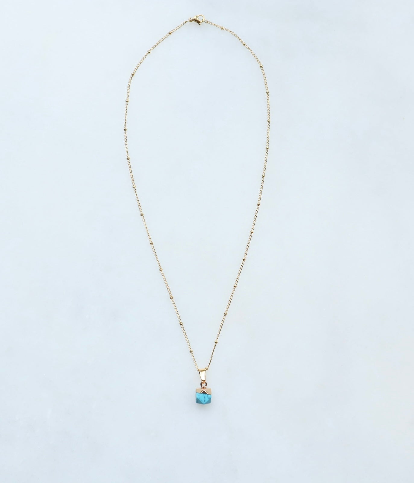 Turquoise Ketting voor Innerlijke Kracht (XS)