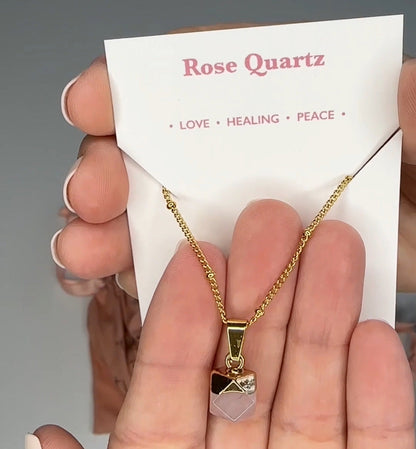 Rosé Quartz Ketting voor Self-love & Compassie (XS)