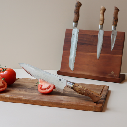 Magnetisch messenblok van Acacia hout