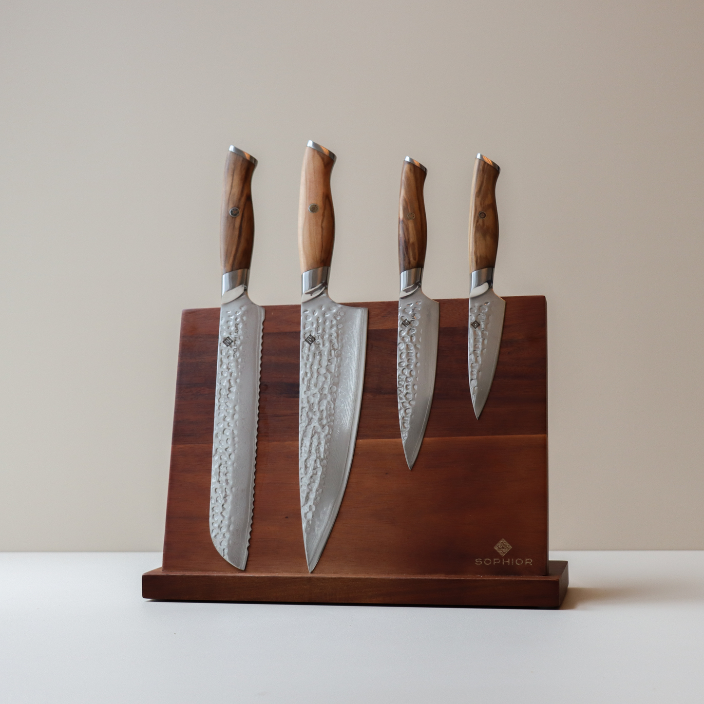 Magnetisch messenblok van Acacia hout