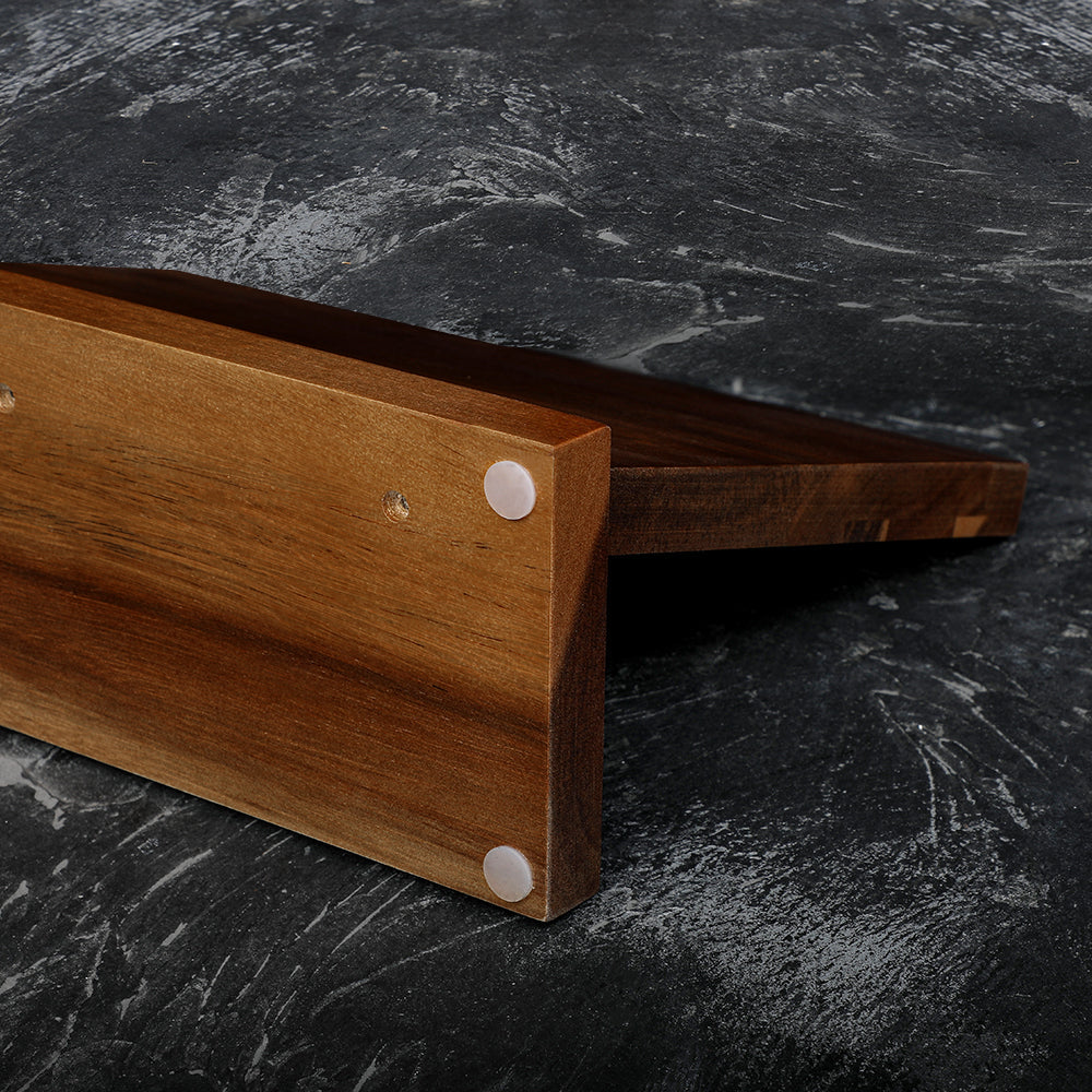 Magnetisch messenblok van Acacia hout