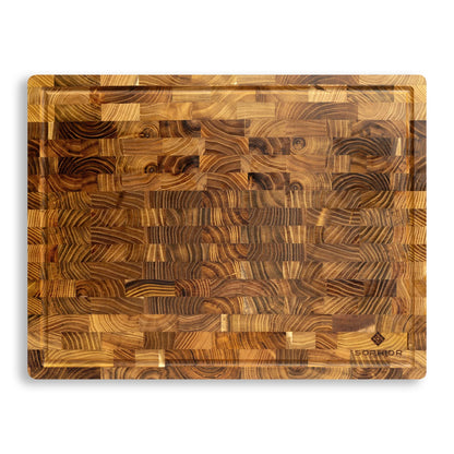 Snijplank van Teak Hout - Extra Dik - 43x33x3cm