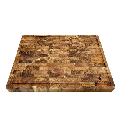 Snijplank van Teak Hout - Extra Dik - 43x33x3cm