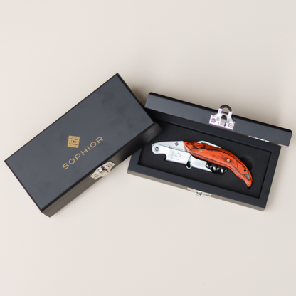 SOPHIOR Kelnersmes - Rozenhout 'Papegaai'