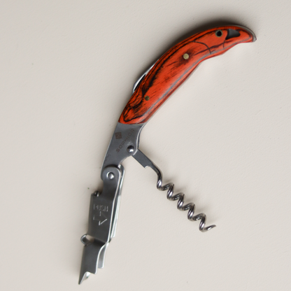 SOPHIOR Kelnersmes - Rozenhout 'Papegaai'