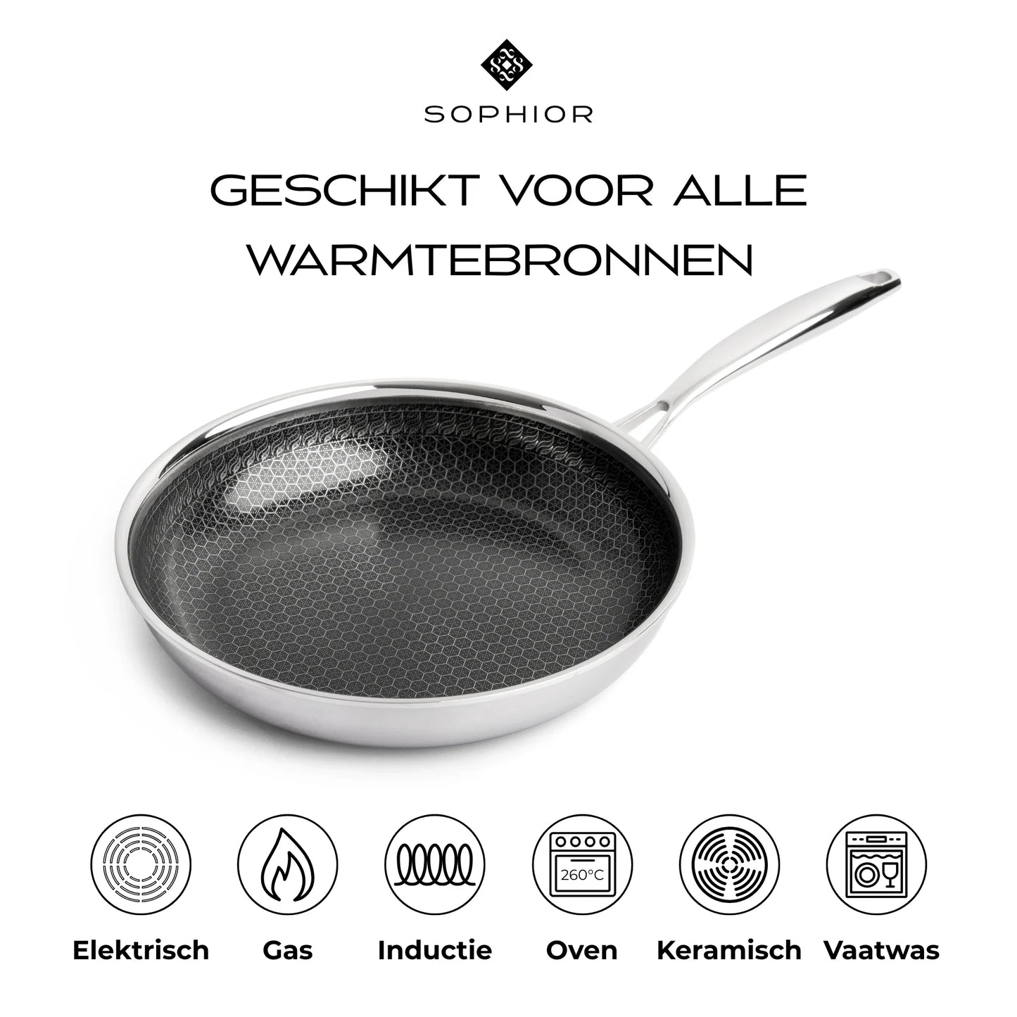 Hybride Koekenpan 24cm - PFAS-vrij