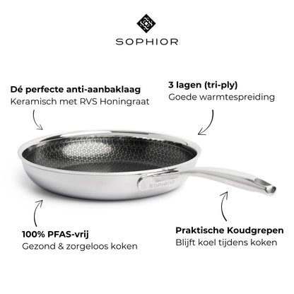 Hybride Koekenpan 24cm - PFAS-vrij