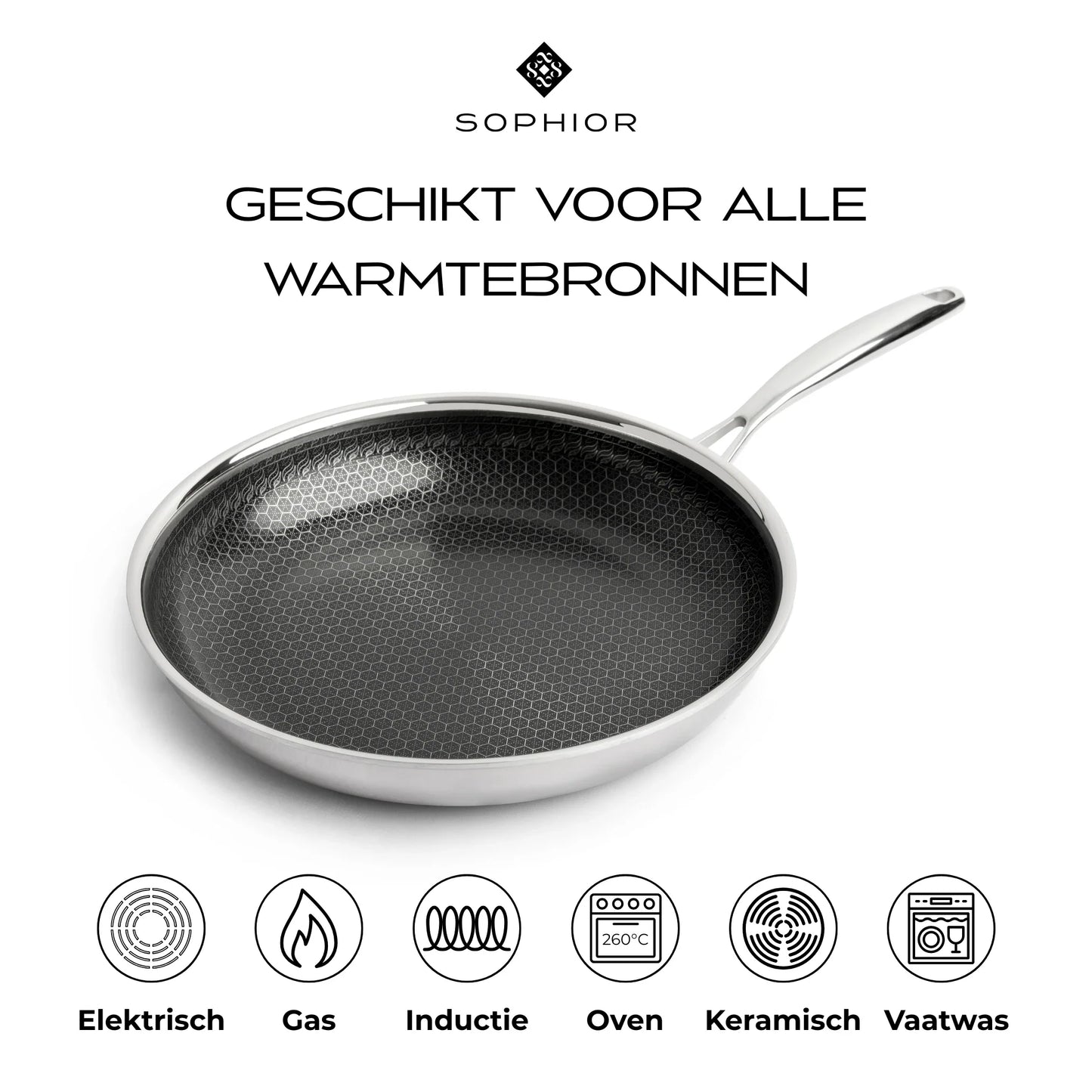 Hybride Koekenpan 28cm - PFAS-vrij