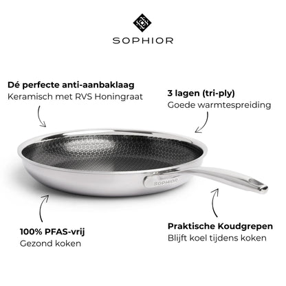 Hybride Koekenpan 28cm - PFAS-vrij