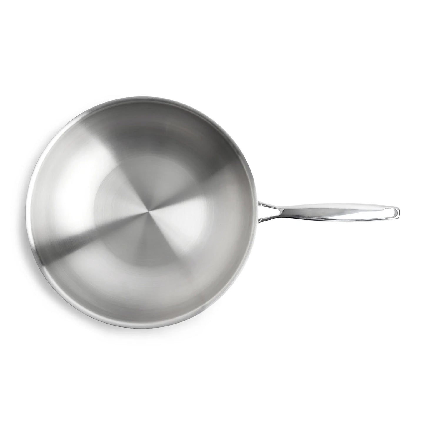 RVS Wokpan 30cm - 3-laags - 4,5L