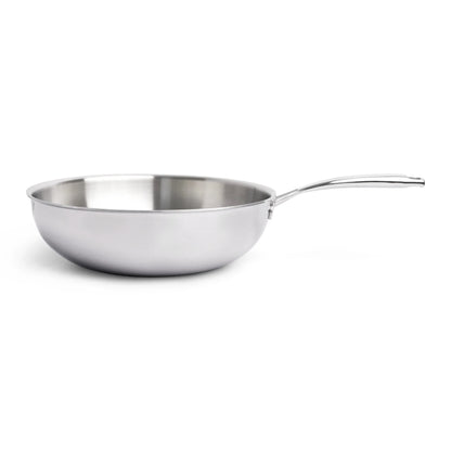 RVS Wokpan 30cm - 3-laags - 4,5L