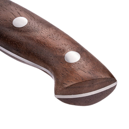 Koksmes 14 cm – Duits staal en walnoothouten handvat