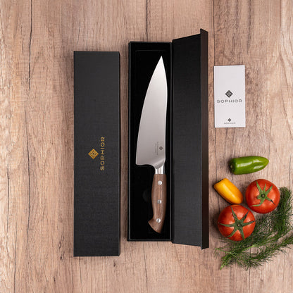 Koksmes 21 cm – Duits staal en walnoothouten handvat