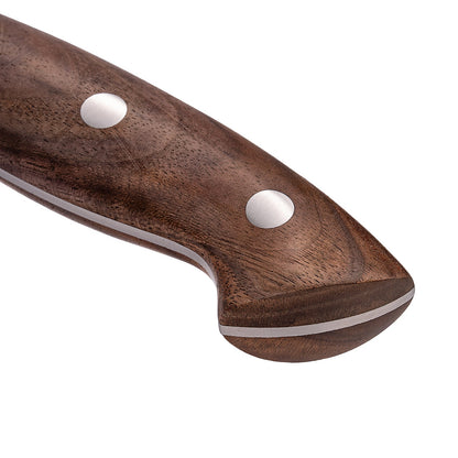 Santoku 19 cm – Duits staal en walnoothouten handvat