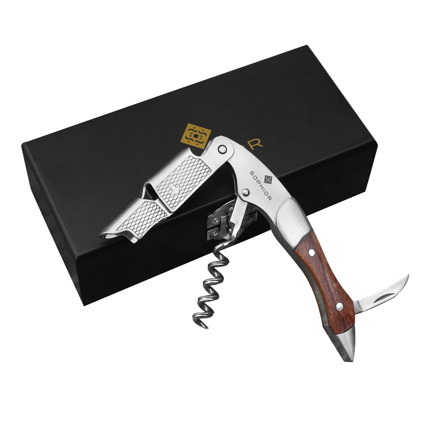 SOPHIOR Kelnersmes - Rozenhout/RVS