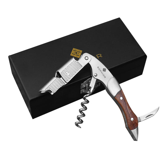 SOPHIOR Kelnersmes - Rozenhout/RVS