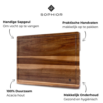 Snijplank van Acacia Hout - 42x30x2cm