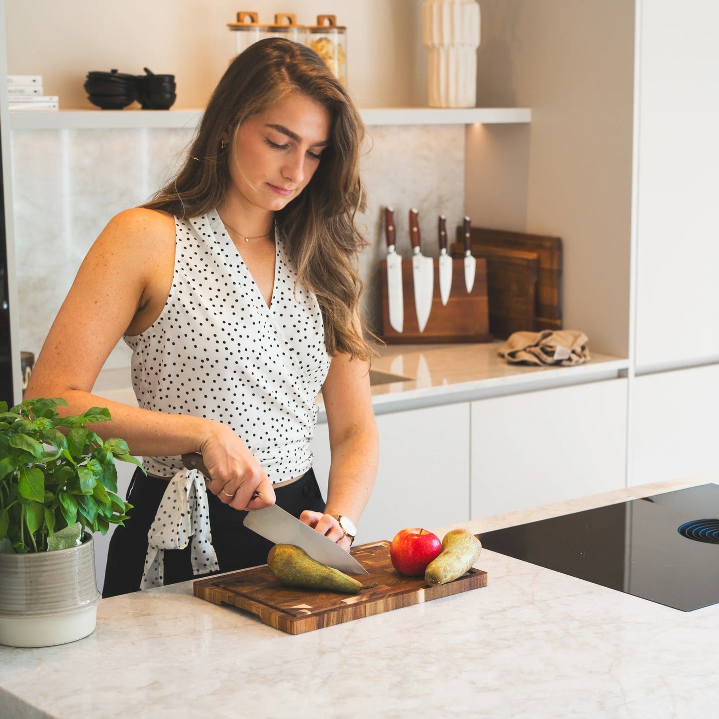 Snijplank van Acacia Hout - Kopshout - 35x25x2cm