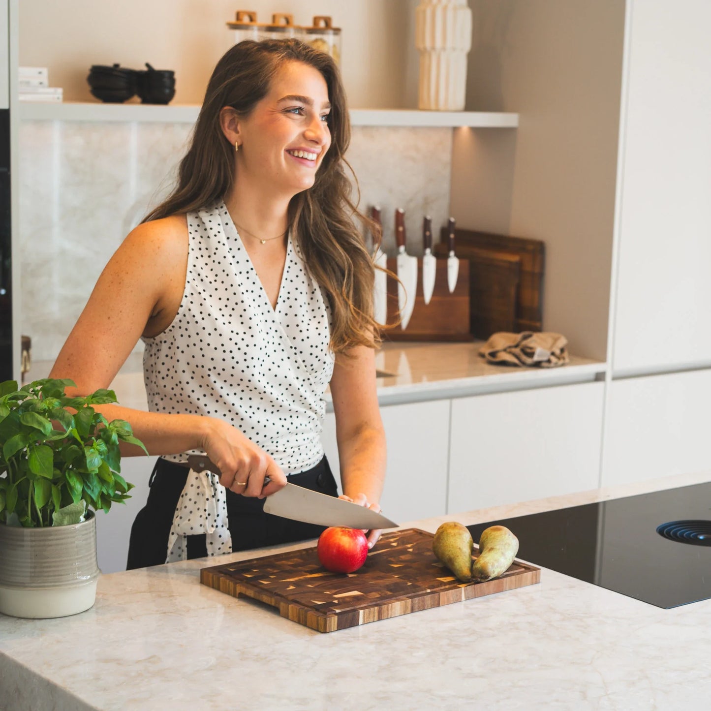 Snijplank van Acacia Hout - Kopshout - 42x30x2cm