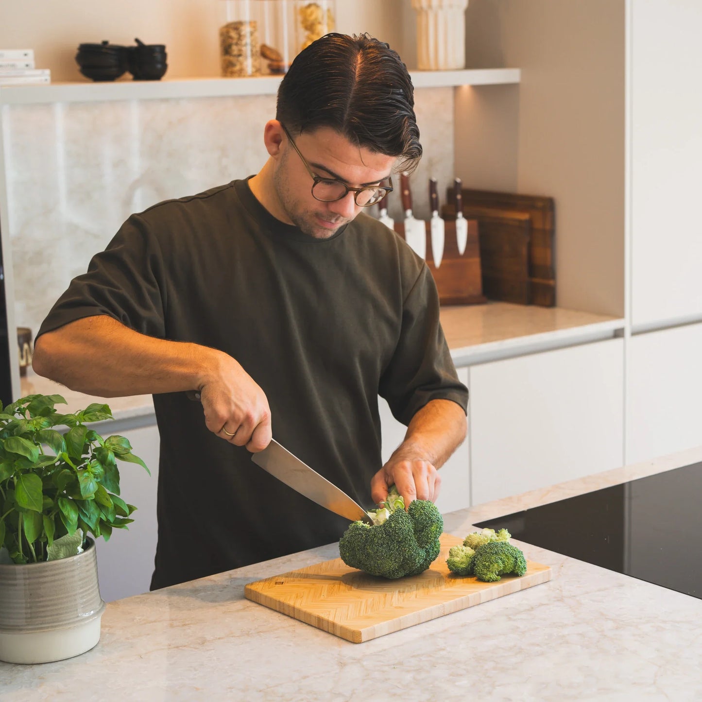 Snijplank van Bamboe Hout - 35x25x1.8cm