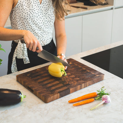Snijplank van Walnoot Hout - Extra Dik - 43x33x3cm