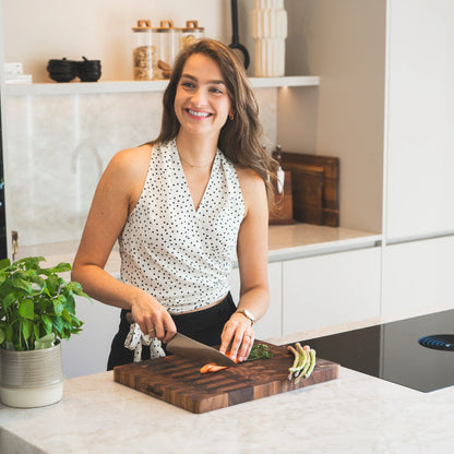 Snijplank van Walnoot Hout - Extra Dik - 43x33x3cm