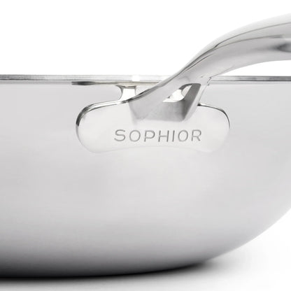 RVS Wokpan 30cm - 3-laags - 4,5L