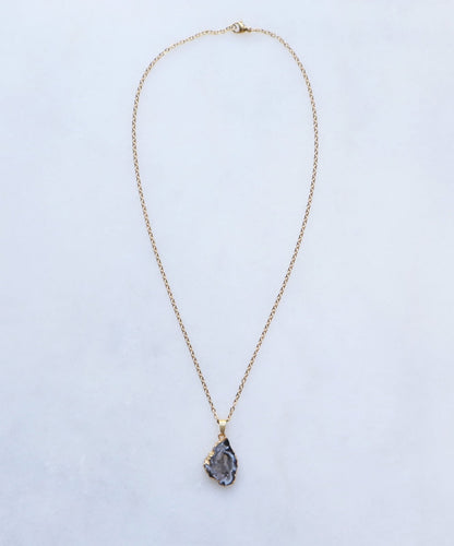 Agate Geode Ketting voor Balans & Focus