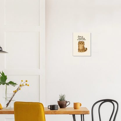 Liefde is een beestje op vier poten | Canvas voor katten liefhebbers