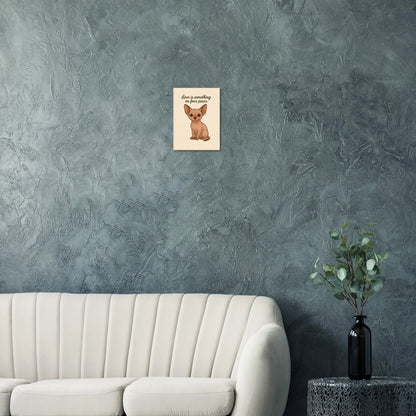 Liefde is een beestje op vier poten | Canvas voor katten liefhebbers