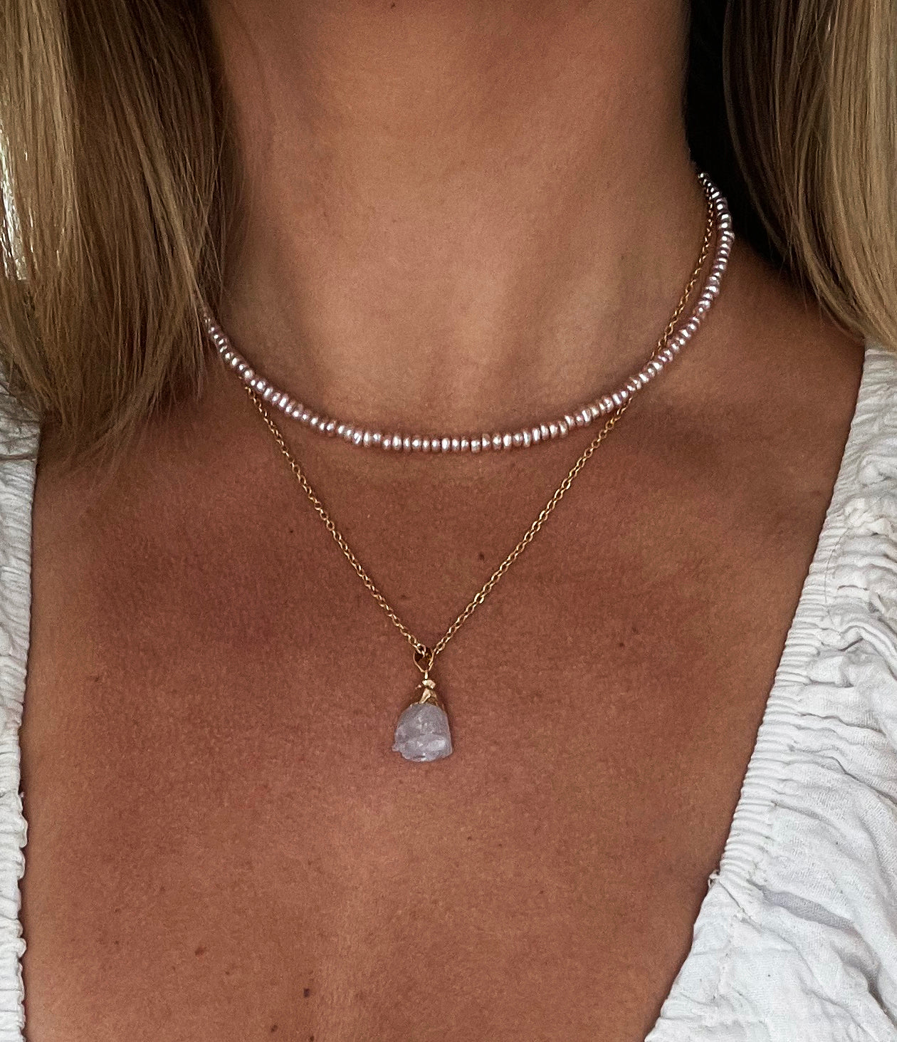 Parel Choker Ketting